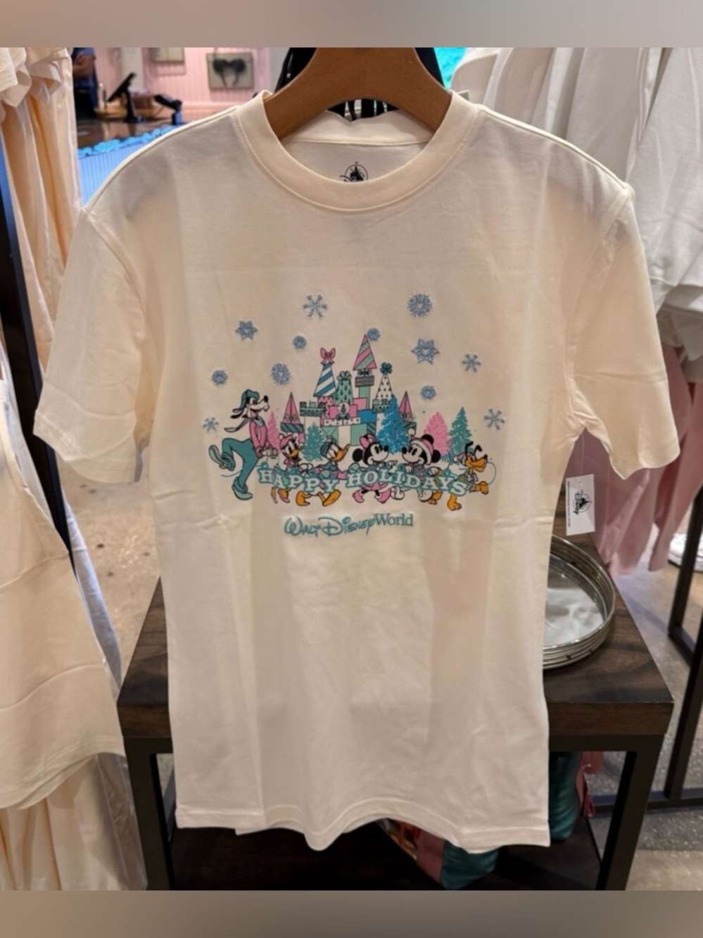 Walt Disney World Christmas Happy Holidays T-Shirt size XL